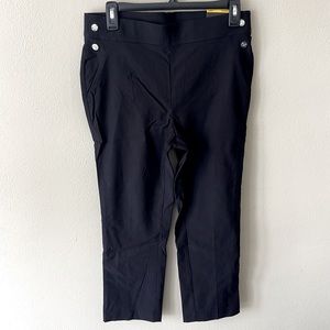 Rafaella Brand Comfort Fit Capri Black NWT size 8